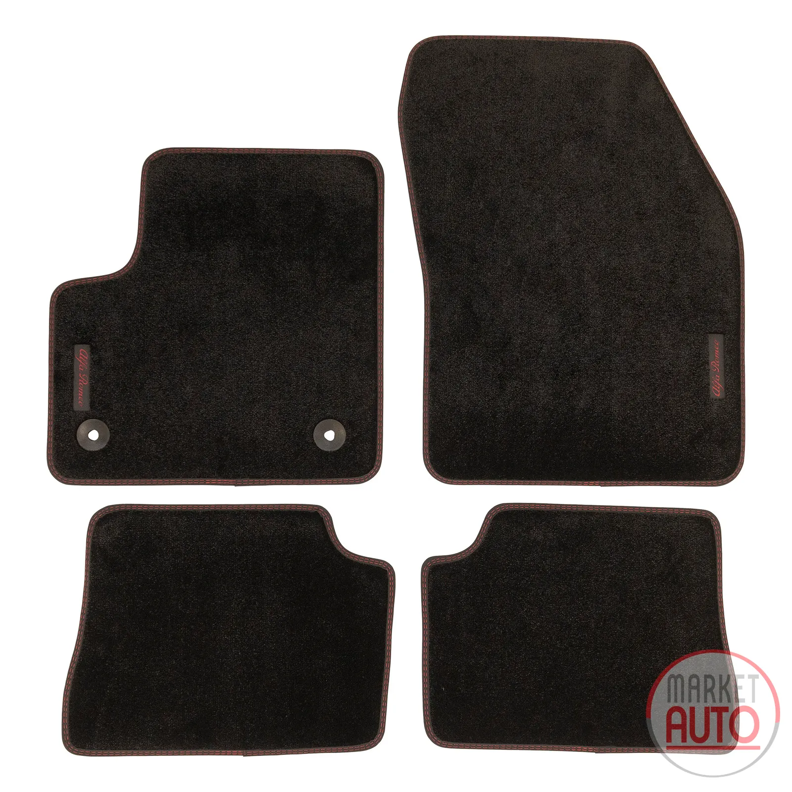 Fußmattensatz 4er-Set Velour