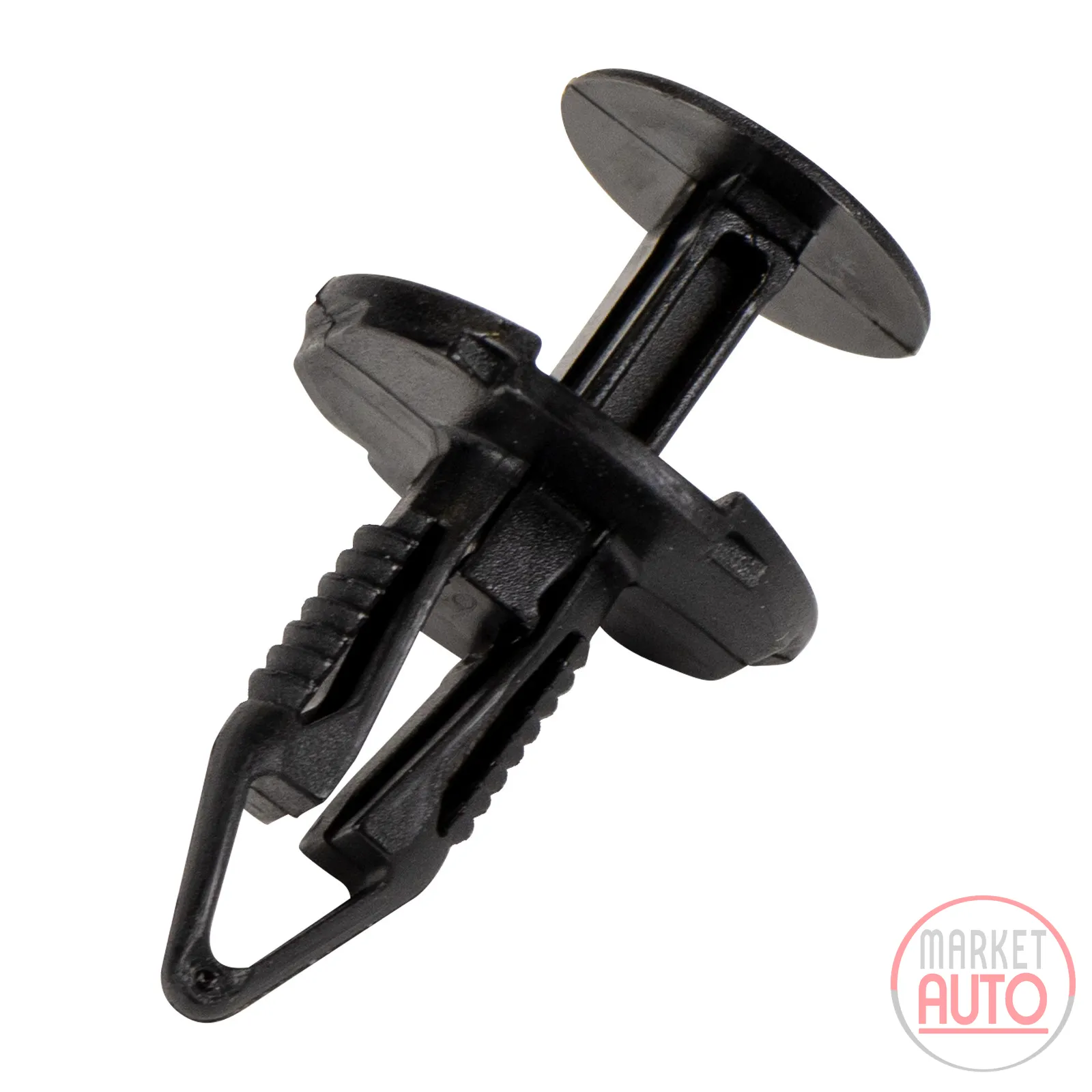 Klemmstück mit Stift Clips schwarz