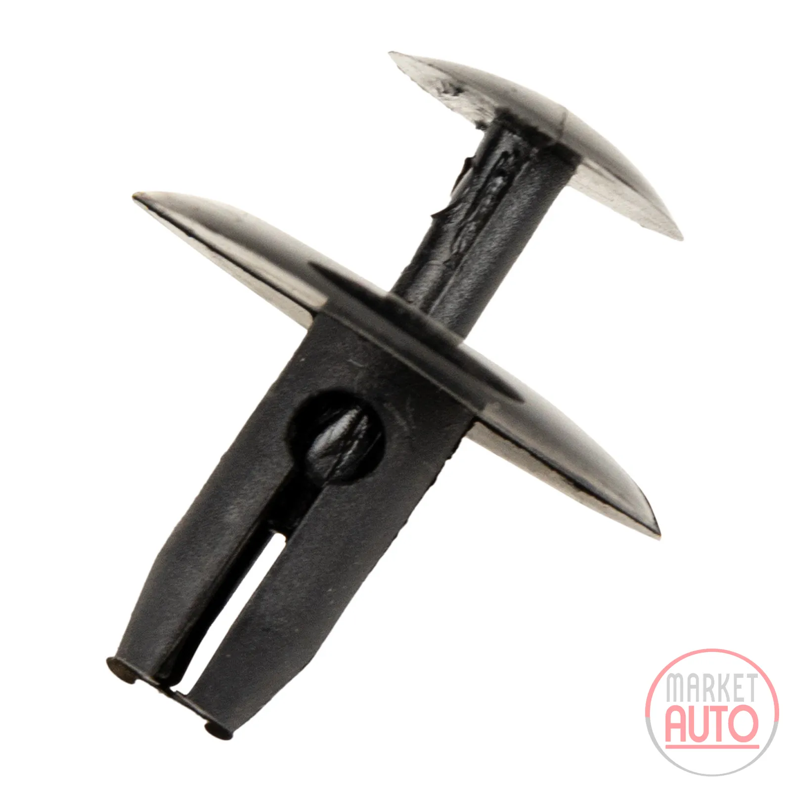 Klemmstück mit Stift Clips schwarz