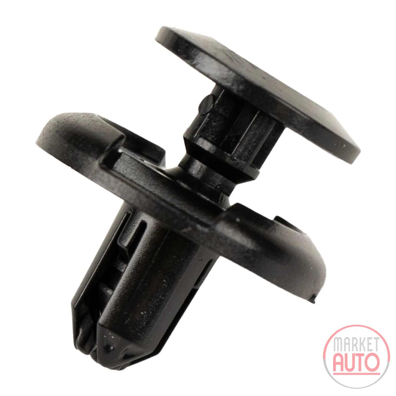 Klemmstück mit Stift Clips schwarz