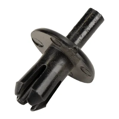 Klemmstück mit Stift Clips schwarz