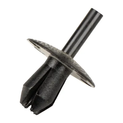 Klemmstück mit Stift Clips schwarz
