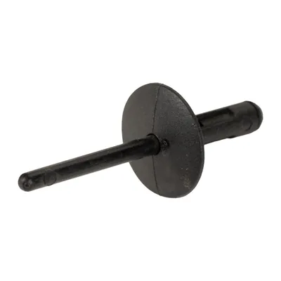 Klemmstück mit Stift Clips schwarz