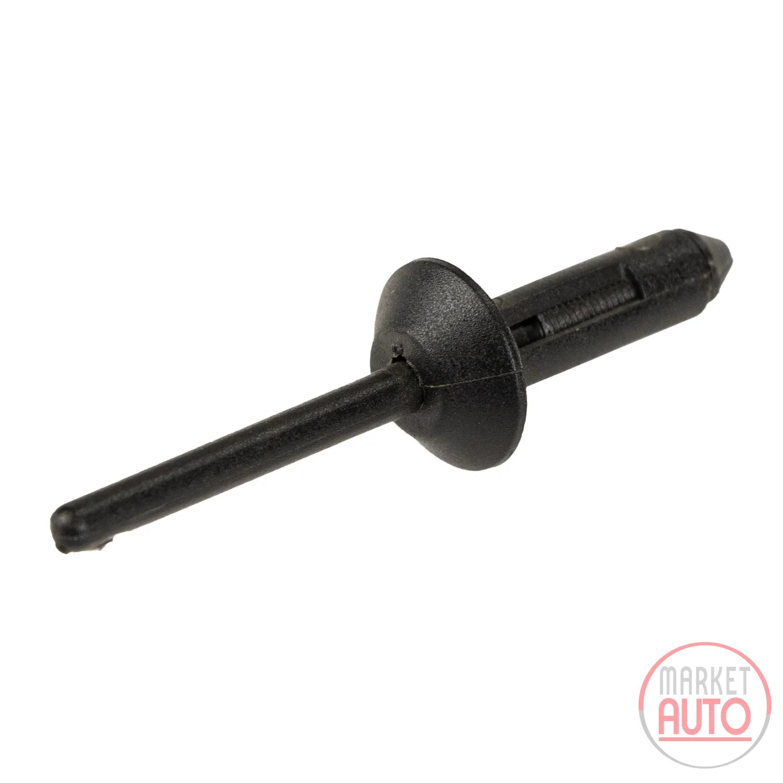 Klemmstück mit Stift Clips schwarz