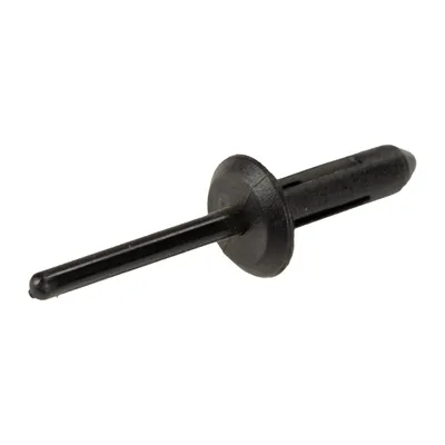 Klemmstück mit Stift Clips schwarz