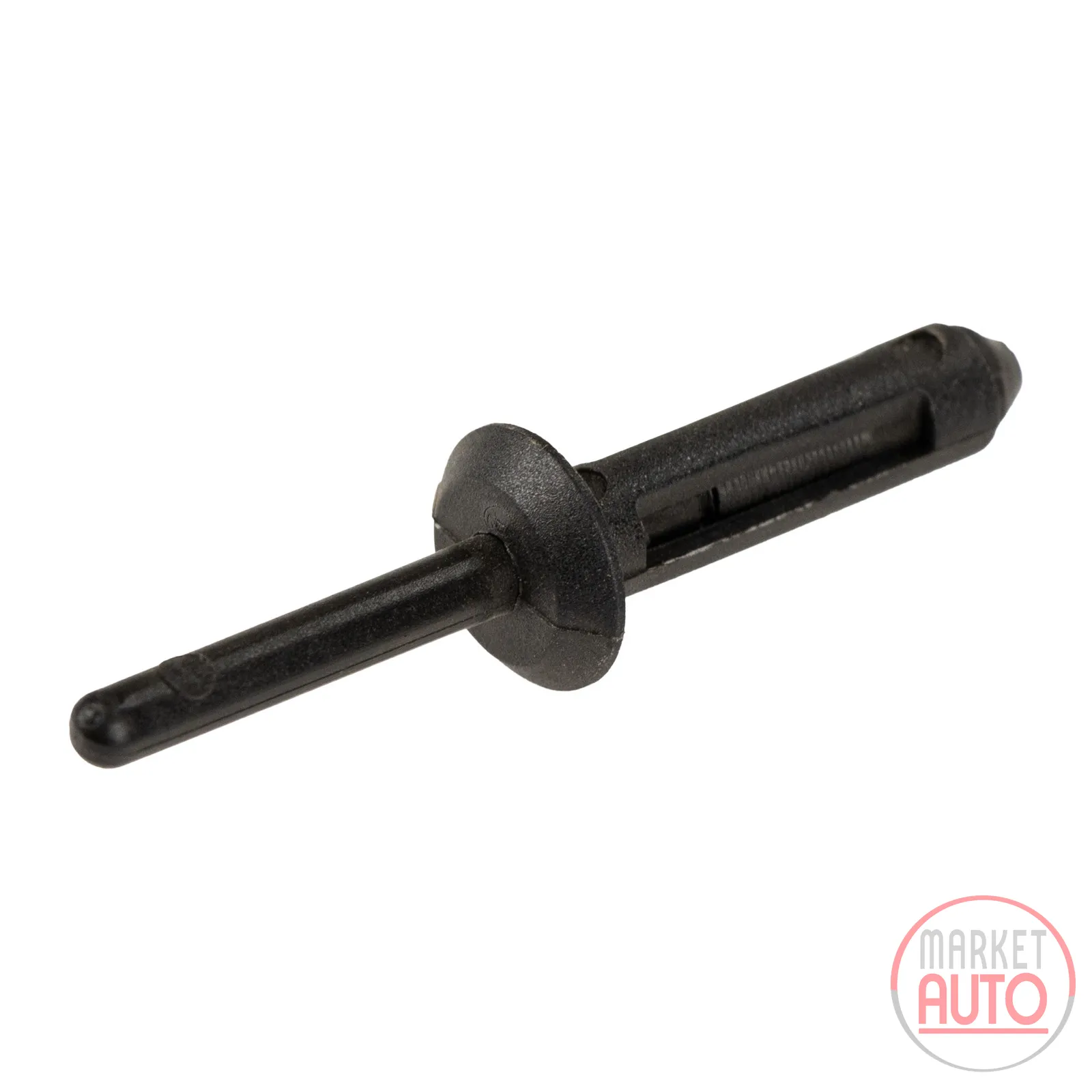 Klemmstück mit Stift Clips schwarz