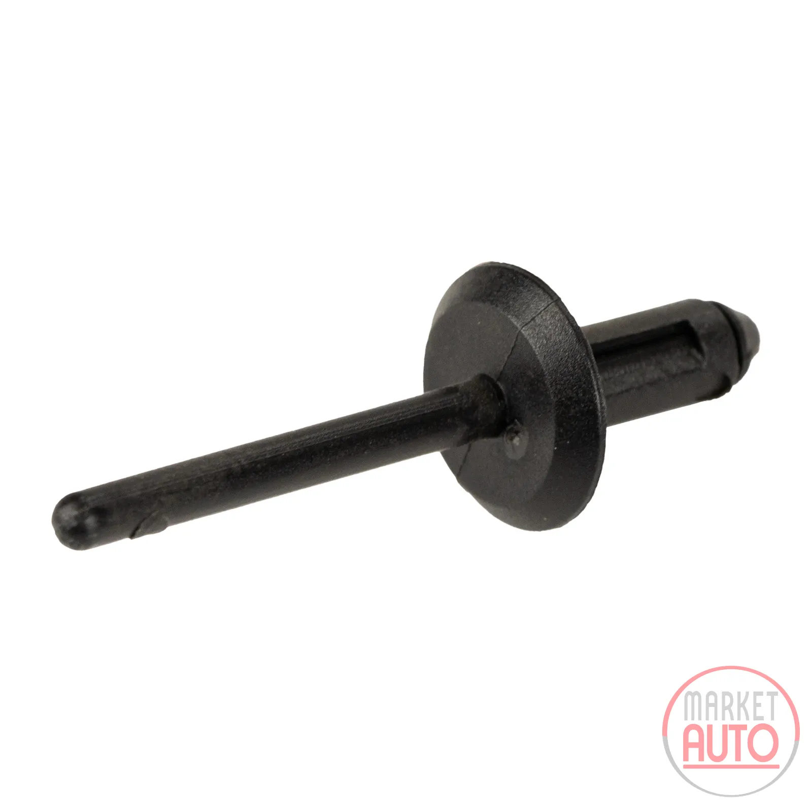 Klemmstück mit Stift Clips schwarz