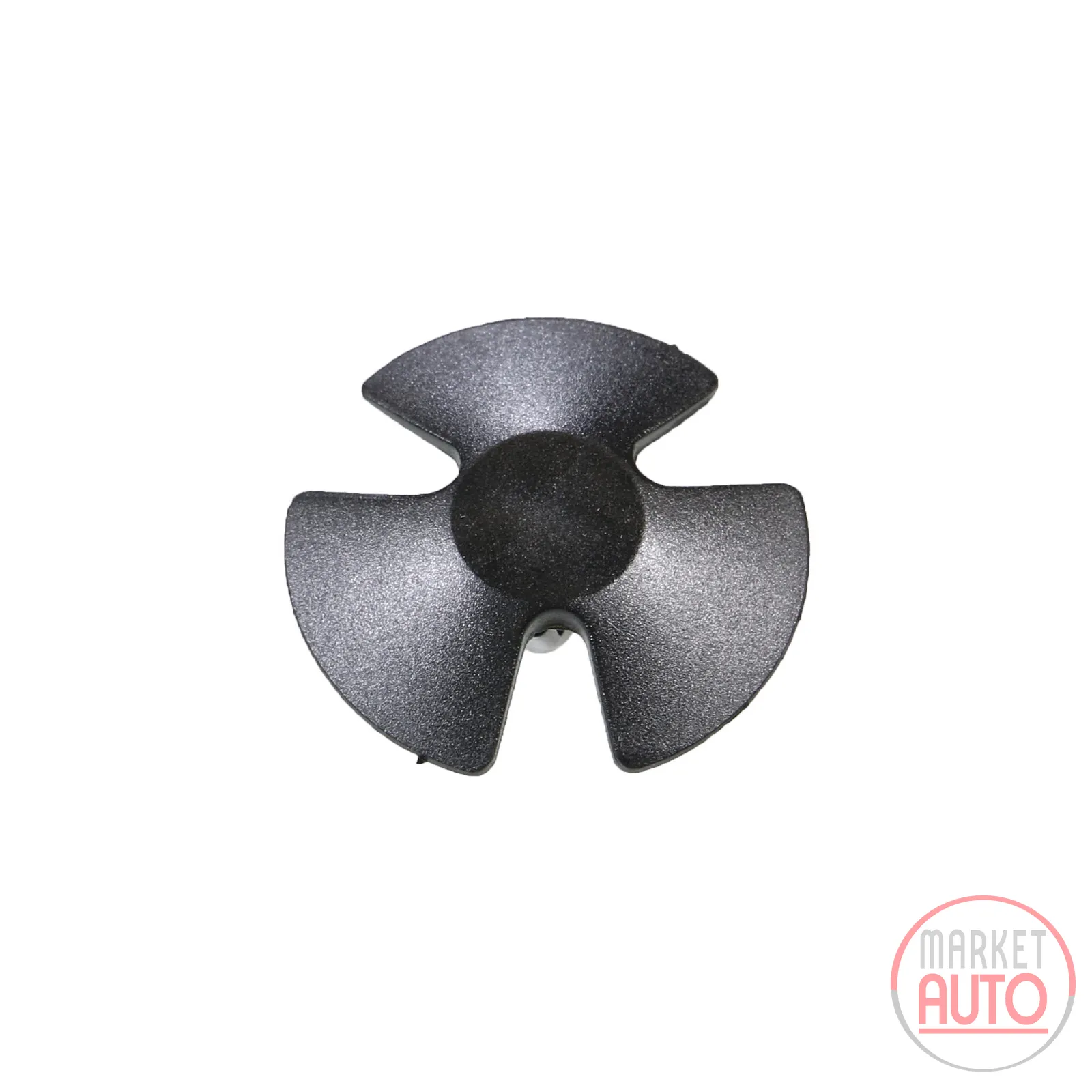 Knopf schwarz für die Motorhaube