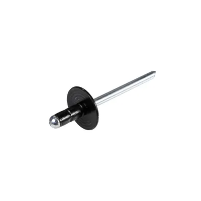Niet aus Aluminium Ø 4,8 x 11, schwarz eloxiert