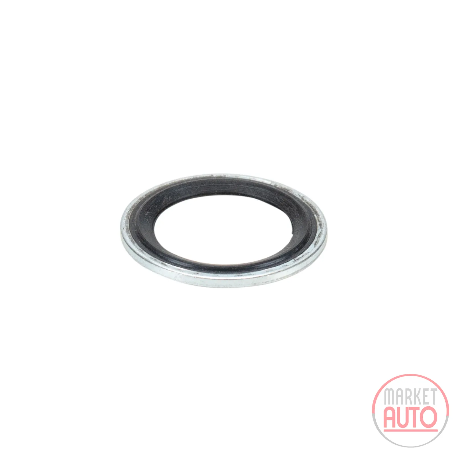 Metalldichtring mit Gummilippe 3/4" x 1" x 2