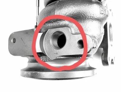 Turbocharger restored with space for temperature sensor (IHI)