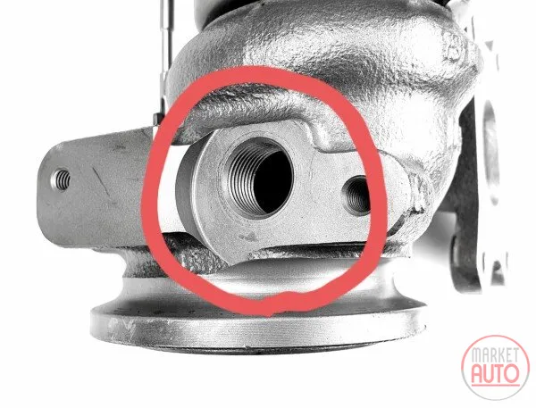 Turbocharger restored with space for temperature sensor (IHI)