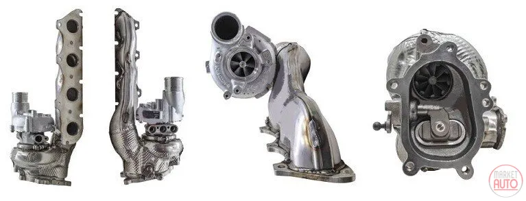 Turbocharger remanufactured right+left side (IHI)