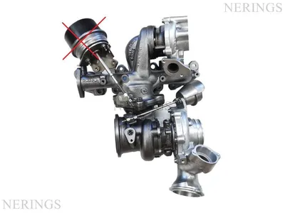 Twinturbo turbocharger Remanufactured without actuator (KKK)
