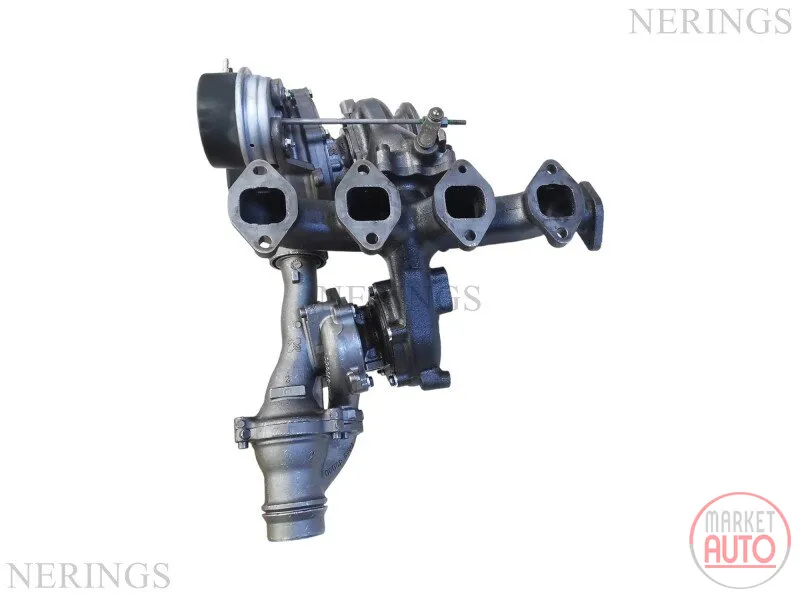 Twinturbo turbocharger remanufactured (BiTD small+large (KKK)