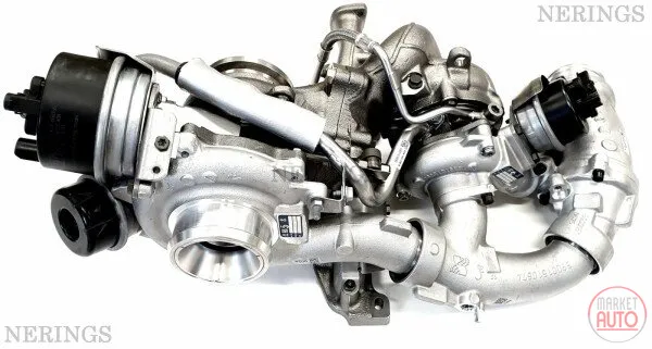 Twin-turbocharger 10009980206 original new (KKK-OEM) -DER