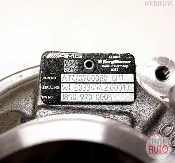 Turbocharger new left side (KKK-BorgWarner) -NLMR