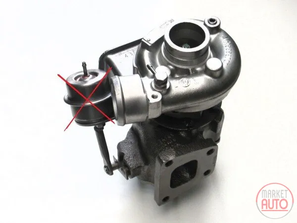 Turbocharger Remanufactured without Vacuum Wastegate Actuator