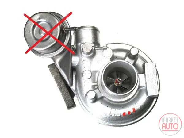 Turbocharger Remanufactured without Vacuum Wastegate Actuator