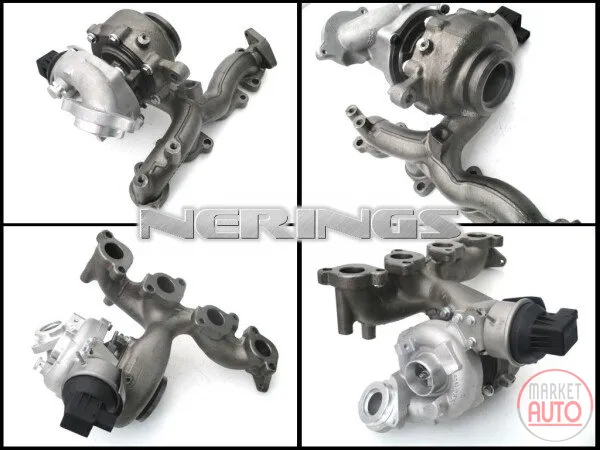 Turbocharger NEW with space for temperature sensor (replace KKK)-CNSU