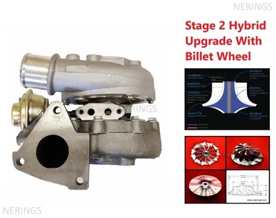 Turbocharger new Hybrid Stage-2 (with water cooling (GARRETT)-LVN