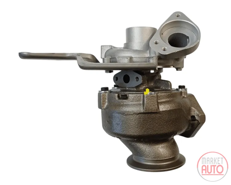 Turbocharger Remanufactured without Vacuum Wastegate Actuator (left side (Garrett)
