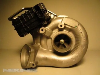 Turbocharger remanufactured with electronic turbo wastegate actuator (GARRETT)