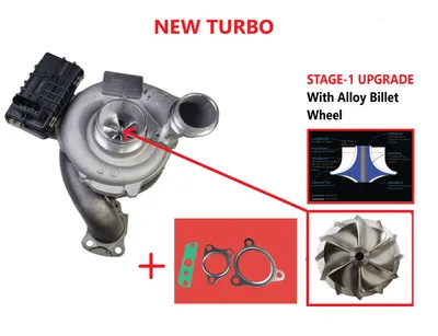 Turbocharger new with upgrade (Stage-1)