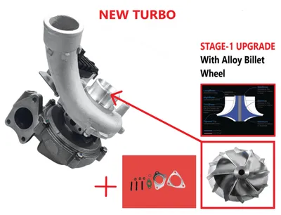 Turbocharger new with upgrade  (Stage-1) upgrade -LVN