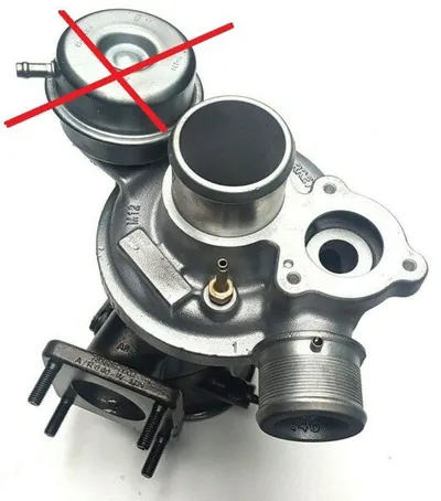Turbocharger Remanufactured without vacuum valve (Garrett-RX)