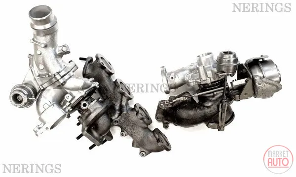 Turbocharger NEW Biturbo (Garrett small + large) -UKP