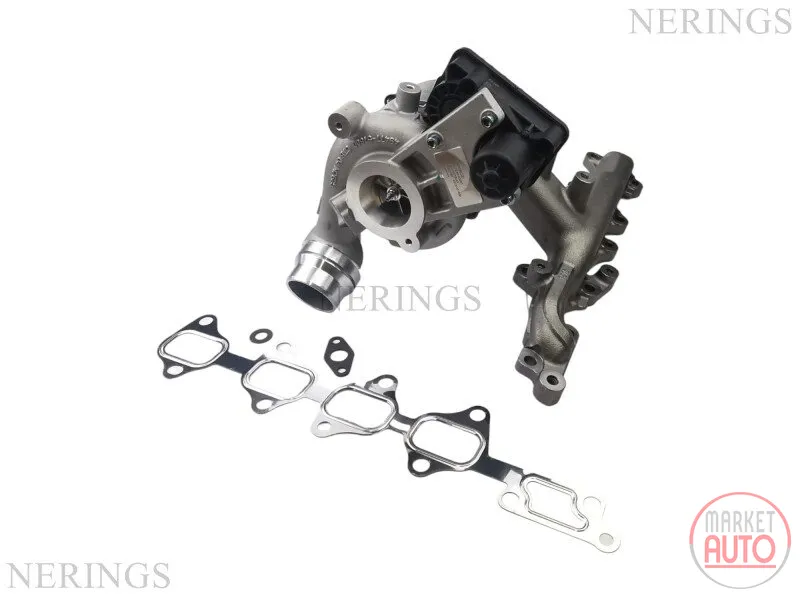 Turbocharger with billet compressor wheels (with probe location MITSUBISHI) -CNTTL