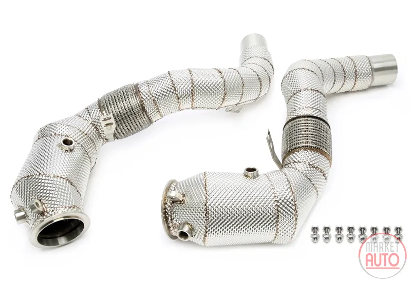 Tubería con convertidor catalítico y tubo flexible BMW