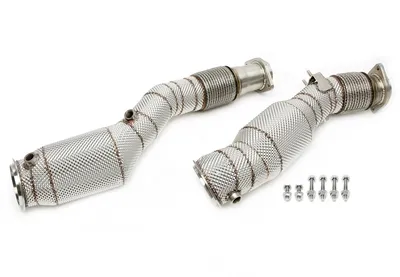 Tubería con escudo térmico y convertidor catalítico BMW