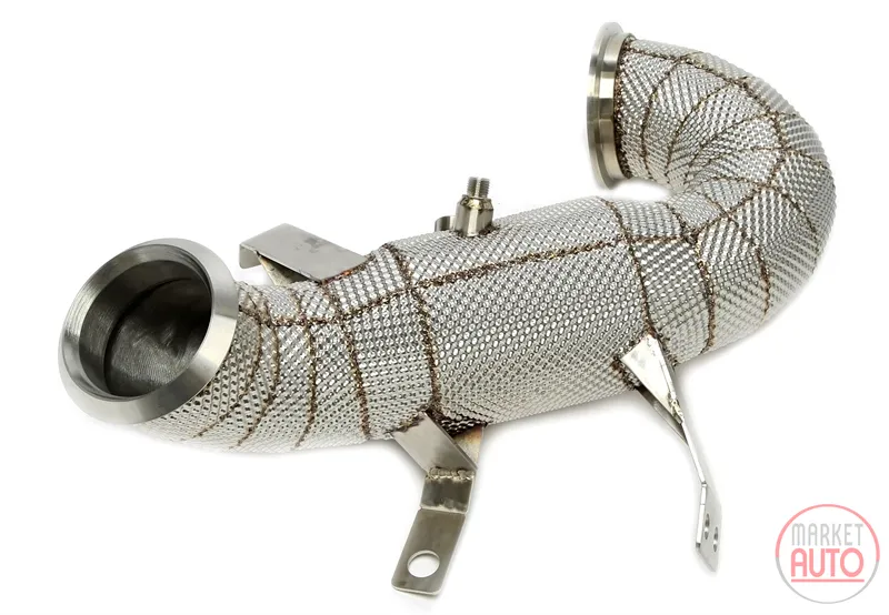 Tubería con escudo térmico y convertidor catalítico Mercedes Benz
