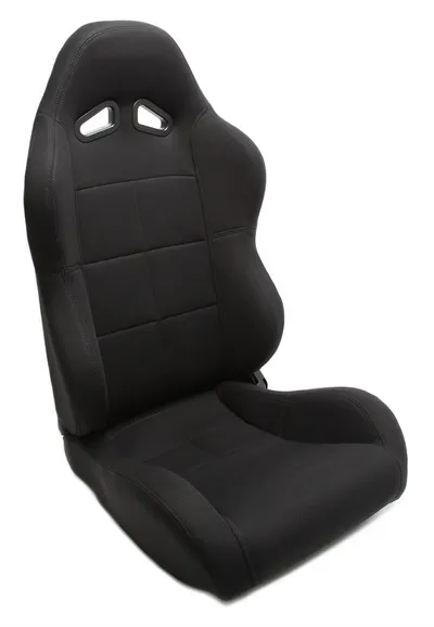 Asiento deportivo - negro, perforado, ajustable, lado izquierdo