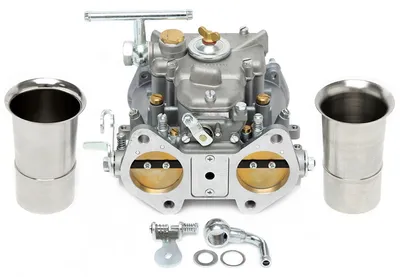 Ta Technix/FAJS carburador 45cc DCOE incluyendo 2 cuernos de aire Universell