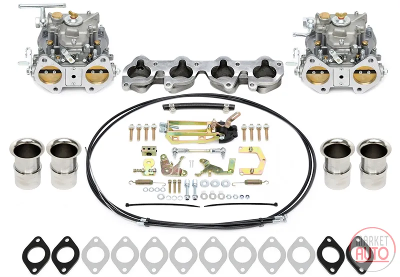 Carburador DCOE de 40 mm - kit completo adecuado para motores Asiento/VW 1.8/2.0l-16V Universell