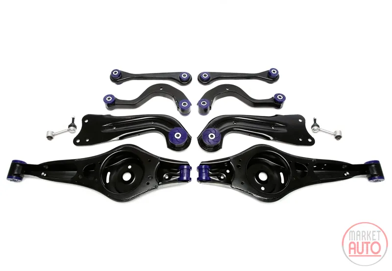 Juego de huesos de deseo con bujes de PU eje trasero Audi · Seat · Skoda · VW