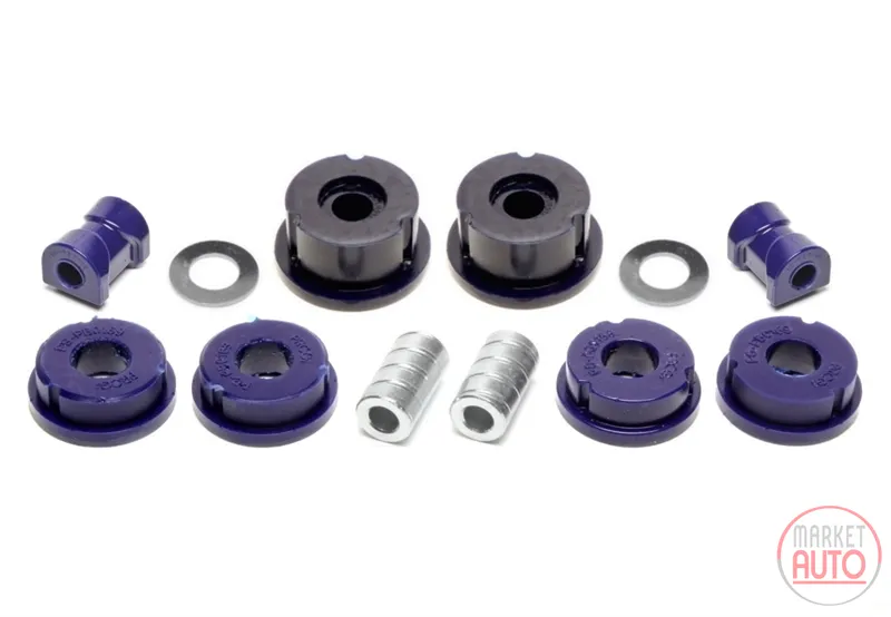 Kit de bushings de PU eje delantero 12 piezas BMW