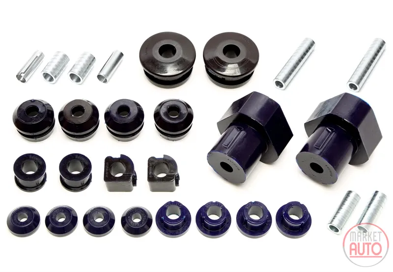 Kit de bujes de PU eje delantero / trasero 28-pieza VW