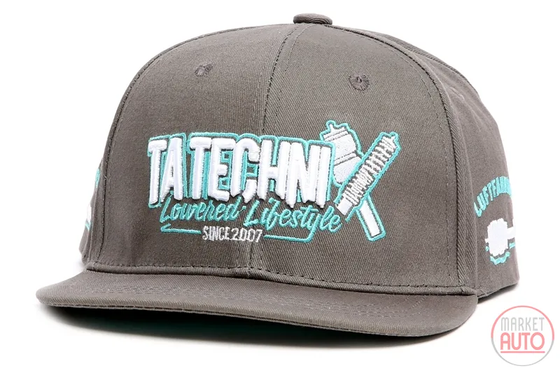 Capuchón Snapback gris