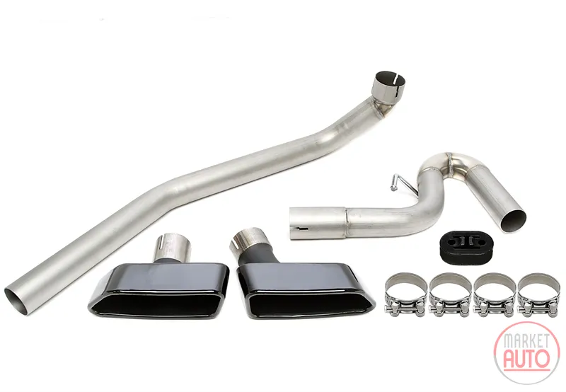 Trituración del tubo de escape BMW