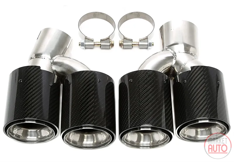 Trituración del tubo de escape BMW