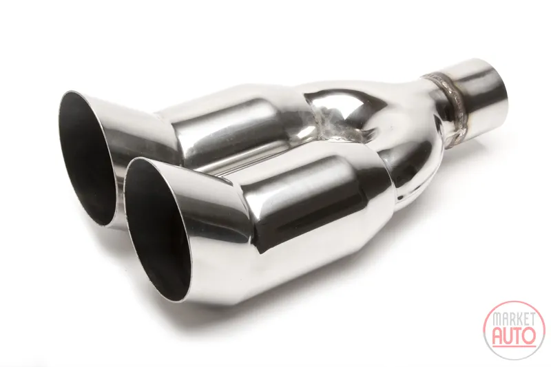 Acero inoxidable de tubo de cola