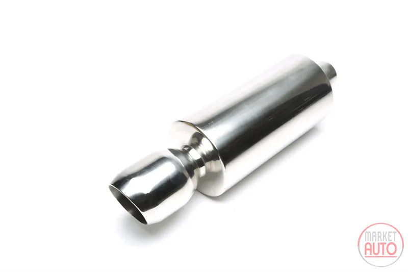 Silencioso trasero deportivo universal 110mm ovalado / biselado
