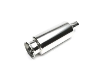 Silencioso trasero deportivo universal 125 / 95mm redondo / con pestañas