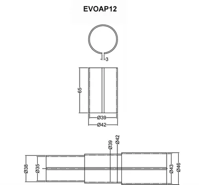 Adaptador de conexión de escape