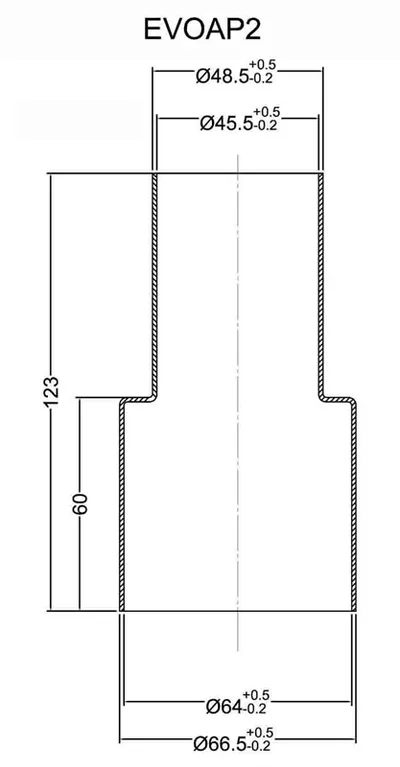 Adaptador de conexión de escape