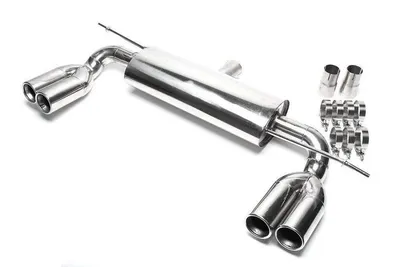 Duplex silenciador trasero deportivo de acero inoxidable Audi · VW